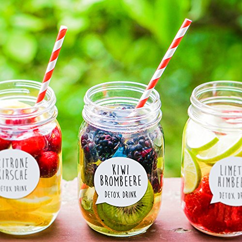 48 Bubbletags Aufkleber, weiß | Sprechblasen, Bubble Sticker, Geschenke & Gutscheine zum Beschriften - 6
