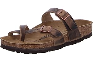 Birkenstock Femme Mayari Cuir Gras Tongs