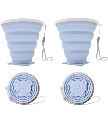 Tazza Pieghevole In Acciaio Inox 150ml - Per Campeggio, Viaggi E Sport - Foto 3