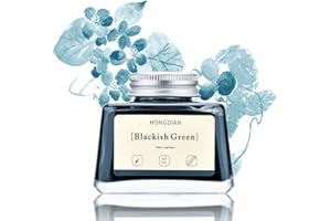 Asvine Hongdian Füllfederhalter-Tinte, Schwarzgrün, 60 ml Füllfederhalter-Tinte, kohlenstofffrei