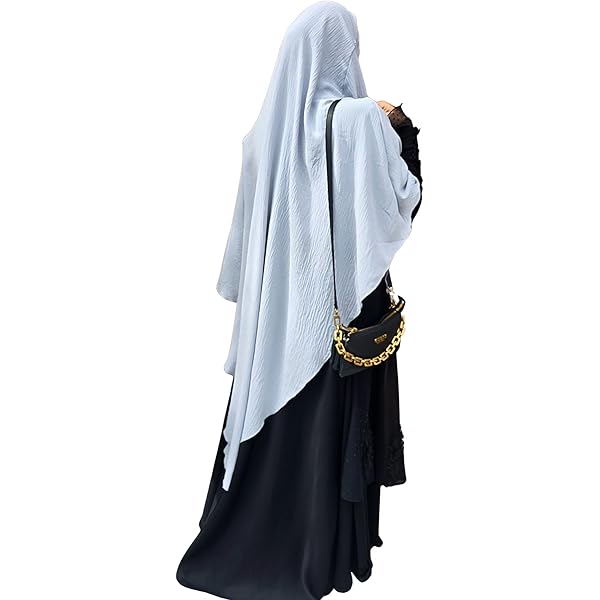 Long Hijab Islamique Khimar Pour Femme, Doux Musulman Ehram Ihram Ihram