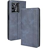 Dedux Portafoglio Custodia Cover per ZTE Blade V30, Cover Biglietti Visita Pelle Retro con Chiusura Magnetica Premium Pu Flip