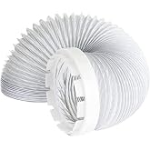 SPARES2GO Vent Hose &amp; Adaptor Kit For Hotpoint Tumble Dryer (2 Metres, 4'' Fitting)