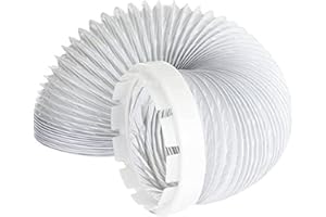 SPARES2GO Manguera de ventilación y Kit Adaptador compatible con Hotpoint Secadora de Ropa (2 Metros, 4 '' de Montaje)