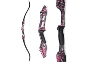 ‎SHARROW 30-50lbs Bogenschießen Jagd Takedown Recurve Bogen 56 Zoll Jagdbogen Erwachsene Bogen Aluminiumlegierung Riser Rechte Hand