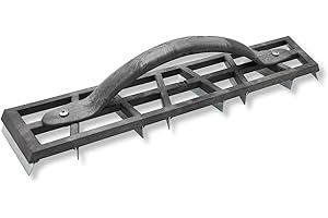 DEWEPRO® Handhobel 465x90mm Gipserhobel - Kantenhobel extra leicht mit 8 Stahlklingen - Putzerhobel - Schleifraspel