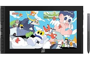 XP-PEN XPPen Artist 12 3rd Drawing Tablet, 11.9 Inch FHD Portable Graphics Display with X-Dial, 16K Pen Pressure, Supports Windows/macOS, Ideal for Graphic Design & Illustration & Education & Mobile Creation