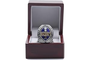 HYKJSHED 2021 Fantasy Football Ring Championship Ring FFL Champions Ring Souvenir Fan Geschenk Vatertag Sammlerstücke(8)