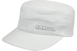 Kangol - Czapka bawełniana Twill Army - męska, biały, L/XL