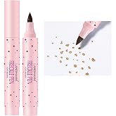 Freckle Makeup Pencil, Magic Color Pencil for Natural Realistic Fake Freckles, Long Lasting Waterproof Soft Pencil for Effort