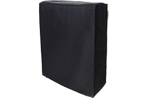 COCOARM Funda Protectora para Tumbona Plegable, Impermeable, Material Oxford 210D, Negro, 102 x 33 x 104 cm, Port¨¢til, Resistente al Polvo