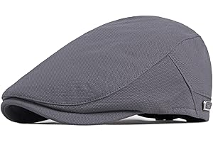 EKMTBJXY Coppola Uomo Estiva Regolabile Vintage Berretto Piatto Baschi Scozzesi Cappello Basco Uomo Flat cap