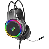 Aula S608 Rainbow 3.5mm + USB-A Gaming Oyuncu Kulaklığı