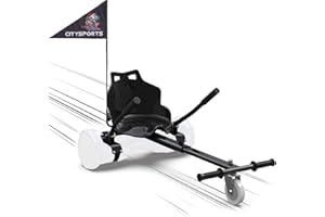 MARKBOARD Hoverkart Sitzscooter Gokart, Hovergokart for Hoverboards, Sitz für Hoverboards, Kompatibel mit 6,5zoll 8,5zoll und 10 Zoll