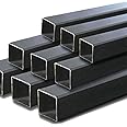 Speciality Metals MILD Steel ERW Box Section Square Hollow 20MM to 70MM - 1 Metre (100cm) Lengths (20mm x 20mm x 2mm Box), Black