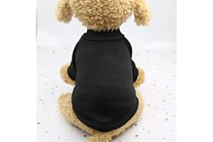 SMDARROY Haustier Hund Katze Pullover, warme Hunde Pullover Katze Kleidung, Fleece Haustier Mantel für Welpen