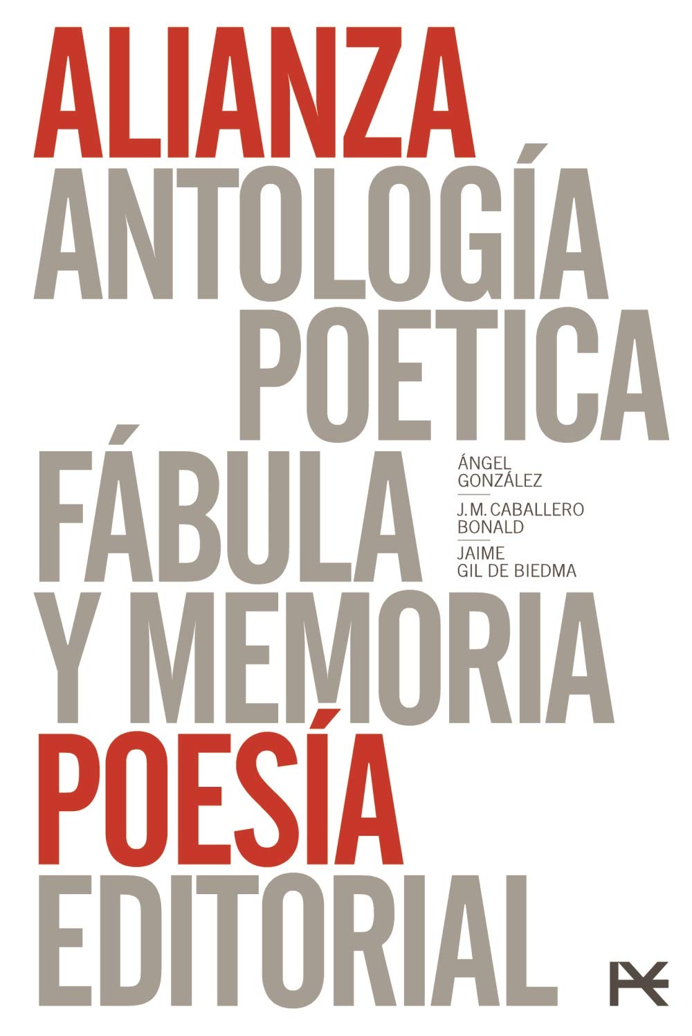 Poesía - Estuche: Caballero Bonald, González, Gil de Biedma