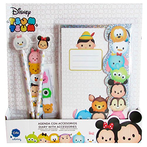 Cife Agenda holográfica con Accesorios Tsum Tsum , Educativo A Partir de 4