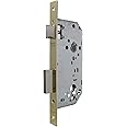 Tesa Assa Abloy 40305rhn Lock Galvanised for Wooden Doors, Input 50 mm, Front Round, Without Cylinder Included Nickel-Plated Steel