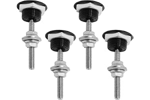 Hood Pins - 4 Piece Alloy Kit, Quick Release Bonnet Clips, Vehicle Fastener | Hood Pins - 4 Piece Alloy Kit, Quick Release Bonnet Clips, Universal Fasteners, Bonnet Latch, Automotive Hardware, Truck SUV