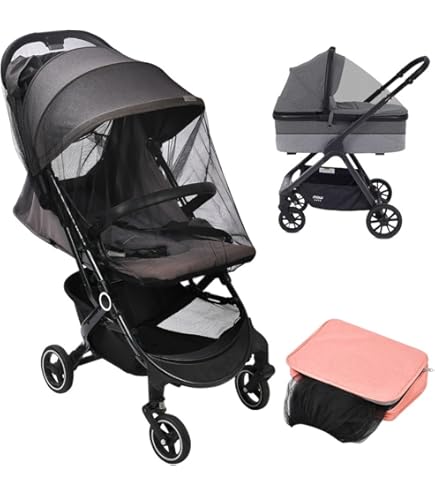 Mosquito Net For Stroller, Breathable & Lightweight Insect Net Pram Net