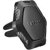 Spigen Air Vent Manyetik Ara&ccedil; i&ccedil;i Telefon Tutucu + 2 Adet Manyetik Plaka (T&uuml;m Cihazlarla Uyumlu Ara&ccedil; Tutacağı) Kuel Rugged QS