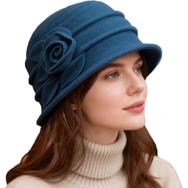 cappello in feltro lana da donna con tesa piccola firmato Mayser