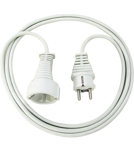 Goobay 50507 stroomkabel verlenging 2-polig Euro netsnoer eurostekker type C universele eurokabel platte stekker zwart verlengkabel 3 m Goobay 50507 stroomkabel verlenging 2-polig Euro netsnoer eurostekker type C universele eurokabel platte stekker zwart verlengkabel 3 m