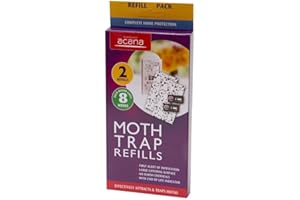 PANHSES Acana 3126-1 Moth Monitoring Trap Refill - White (Pack of 4)