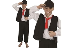 I LOVE FANCY DRESS Victorian Costume for Boys - Scrooge or Oliver Twist Fancy Dress Costume - Victorian Pauper Fancy Dress - World Book Day Street Urchin Boy Outfit - Historical Fancy Dress