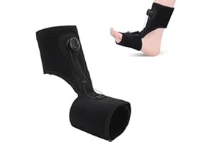 YUYTE Tutore Notturno per Fascite Plantare, Tutore Regolabile per Fascite Plantare, Supporto per il Dolore Dell'arco Plantare del Tallone Cadente per Donne e Uomini, Manopola Rotante