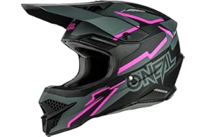 O'NEAL | Casco da motocross | MX Enduro | Calotta in ABS, standard di sicurezza ECE 22.05, prese d'aria per un'ottima ventilazione e raffreddamento | 3SRS Helmet Voltage | Adulto
