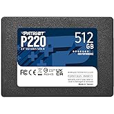 Patriot Memory P220 wewnętrzny dysk SSD SATA 3 512 GB 2,5 cala