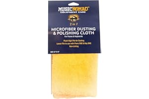 MusicNomad Ściereczka do kurzu i polerowania z mikrofibry do fortepianów i klawiatur (MN230)