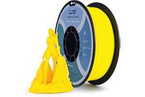 ZIRO PLA Filament 1.75mm, 3D Drucker Filament PLA Basic Color Series 1.75mm 1kg (2.2lbs), Maßgenauigkeit +/- 0.03mm, Gelb