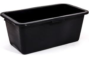 PROSPERPLAST Noir auge en plastique 60 L pour melanger le mortier