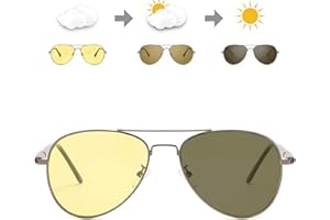 SODQW Lunette de Conduite Vision de Nuit Anti Eblouissement Polarisée- Jaune anti-éblouissement Lunettes - Protection UV400