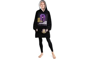 WEDNESDAY Miércoles Addams Sudadera con Capucha de Forro Polar Niñas - Talla única, Sudadera Manta, Ropa de Niñas, Regalo Navidad