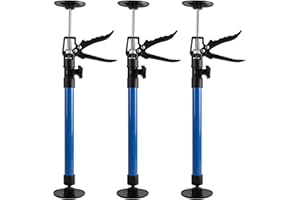 MIGUBIGU 3 Pezzi Puntello Telescopico Regolabile, Supporto telescopico, Capacità di Carico Massima 40 kg, Estensione 50-115 cm, per Armadi, Telai di Porte