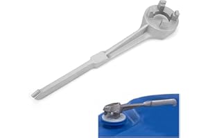 ‎FTVOGUE FTVOGUE Aluminiumschlüssel Zum Öffnen, Fassschlüsselöffner, Ölfass-Spundschlüssel, Fassstopfenschlüssel, Passend für 10 15 20 30 55 Gallonen Standardstopfen