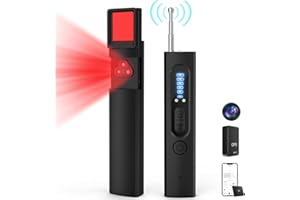 KIMTAR Wanzen Detektor RF Versteckte Kamera Finder Hidden Camera Detector Anti Aufnahme Detektoren GPS Tracker Detektor 6 Stufen Empfindlichkeit für Hotel Heim Büro