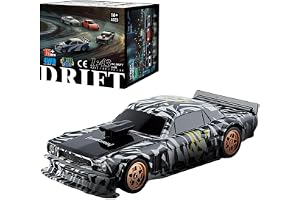 Torquino 1/43 skala Mini RC Driftbil, 2,4 G 4WD Full-proportion RC elektrisk racing driftbilsmodell, present för fordonsälska