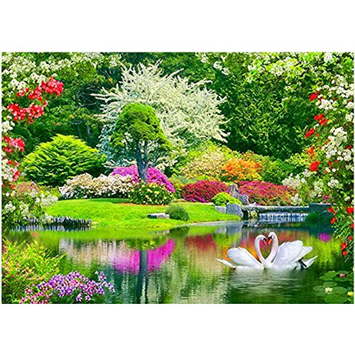 DIY 5D Swan Diamond Painting Cross-Stitch for Entrance Living Room Bedroom