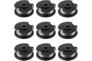 Odashen 9 piezas de repuesto de bobina y línea para Bosch EasyGrassCut 18 23 26 18-230 18-260 18-26 piezas de recortadora