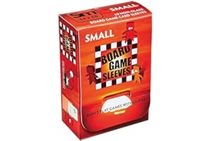 Arcane Tinmen ART10424 Board Game Sleeves: Small 44x68mm 50pk, Clear Non Glare, 44 x 68 mm