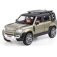 MTG Metro Toys & Gift - Land Rover Defender | 1:24 Scale | Diecast Model Metal Pull Back Toy car for Kids with Openable Doors & Light, Music Toy Vehicle for Kids 【Colors as Per Stock】