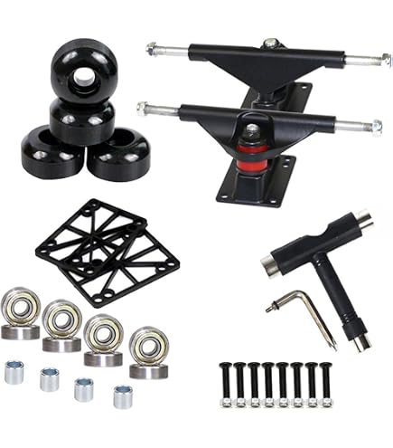 Entretoises Et Bagues De Vitesse Pour Roulements De Skateboard/longboard – Compatibilité Parfaite, Argent - 12
