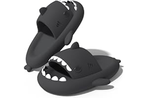 Shark Slides Niedliche Hai Hausschuhe für Damen Shark Slippers Herren Weich rutschfest Badelatchen für Damen Schlappy Schlappen Open Toe Slides