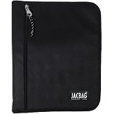 JACBAG ORGANİZER FERMUARLI DOSYA &Ccedil;ANTA A4 (Siyah)