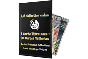 ZORA TCG – Lot 10 Cartes Brillantes + 1 Carte Ultra Rare – Cartes Authentiques Françaises – Cadeau Collectionneur – Aucun Doublon – Sélection Premium